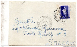 1962  LETTERA  CON ANNULLO PALERMO _ MESSINA - 1961-70: Storia Postale