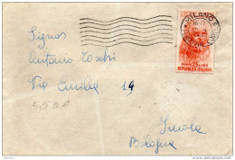 1962  LETTERA  CON ANNULLO MILANO - 1946-60: Marcophilia