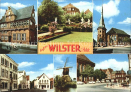 72053027 Wilster Teilansichten Park Skulptur Windmuehle Kirche Wilster - Sonstige & Ohne Zuordnung