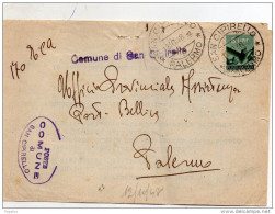 1948 LETTERA CON ANNULLO SAN CIPIRELLO PALERMO - 1946-60: Storia Postale