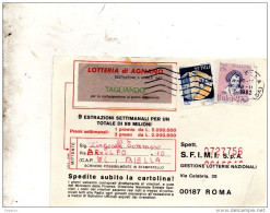 1982 CARTOLINA CON ANNULLO BIELLA - 1981-90: Storia Postale