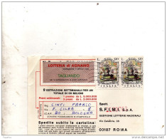 1982 CARTOLINA CON ANNULLO BOLOGNA - 1981-90: Storia Postale
