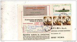 1982 CARTOLINA CON ANNULLO PISTOIA - 1981-90: Storia Postale