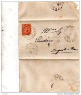 1893  LETTERA CON ANNULLO NOVELLARA REGGIO EMILIA - Poststempel