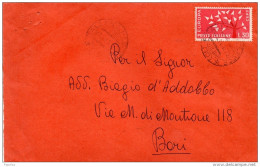 1967  LETTERA CON ANNULLO GALLIPOLI LECCE - 1961-70: Marcophilie