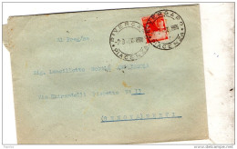 1948  LETTERA CON ANNULLO RIVERGARO PIACENZA - 1946-60: Storia Postale