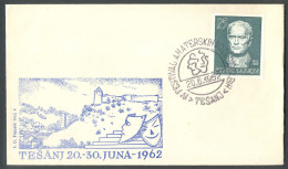 .Yugoslavia, 1962-06-20, Bosnia, Tešanj, Theatre, Acting, Fest, Special Postmark & Cover - Autres & Non Classés