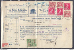 Document Van Antwerpen 1C Naar Reeth (sterstempel) - Covers & Documents