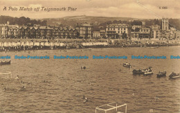 R644591 A Polo Match Off Teignmouth Pier. Valentine Series. 1909 - Monde