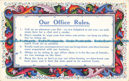 R645276 Our Office Rules. Alpha Publishing. No. 4451 - Monde