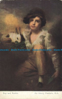 R643324 Boy And Rabbit. Sir Henry Raeburn. Eyre And Spottiswoode. Woodbury Serie - Monde