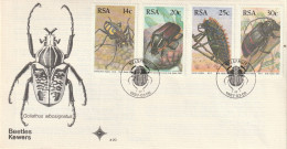 Zuid Afrika 1987, FDC Unused, Insects - FDC