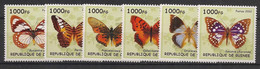 GUINEE - 2002 - Série Complète - Papillons / Butterflies - Neuf Luxe ** / MNH / Postfrisch - Vlinders