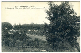 VILLECRESNES - Le Clocher De Villecresnes Et La Vallée Vue De La Route De Mandres - Villecresnes