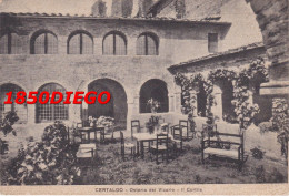 CERTALDO - OSTERIA DEL CICARO - IL CORTILE F/GRANDE VIAGGIATA 1941 - Firenze
