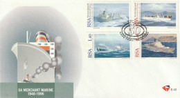 Zuid Afrika 1996, FDC Unused, Ships - FDC