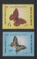 IRAN - 2003 - N°YT. 2652 à 2653 - Papillons / Butterflies - Neuf Luxe ** / MNH / Postfrisch - Schmetterlinge