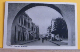 (TRI2) TRIPOLI NUOVO ARCO DEL CASTELLO  - NON VIAGGIATA 1930/40ca - Libya