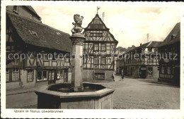 72052052 Idstein Loewenbrunnen Fachwerkhaeuser Idstein - Idstein