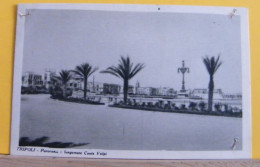 (TRI2) TRIPOLI PANORAMA LUNGOMARE CONTE VOLPI  - NON VIAGGIATA 1930/40ca - Libia