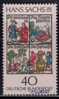 GERMANY(1976) Works From Hans Sachs. MUSTER (specimen) Overprint. Scott No 1206. - Otros & Sin Clasificación