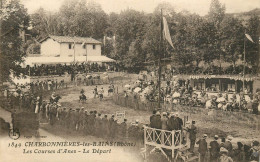 CHARBONNIERES LES BAINS LES COURSES D'ANES LE DEPART - Charbonniere Les Bains