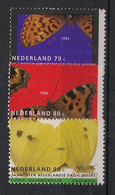 NEDERLAND - 1993 - N° YT. 1434 à 1436 - Papillons / Butterflies - Neuf Luxe ** / MNH / Postfrisch - Vlinders