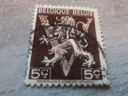 Belgique - Lion - Grand V - 5c. - Brun Foncé - Oblitéré - Année 1940 - - Usados