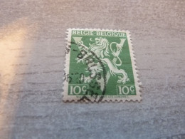 Belgique - Lion - Grand V - 10c. - Vert - Oblitéré - Année 1940 - - Used Stamps