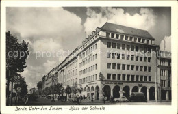 72027358 Berlin Unter Den Linden Haus Der Schweiz Berlin - Autres & Non Classés