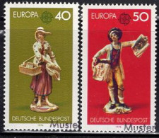 GERMANY(1976) Europa. Set Of 2 With MUSTER (specimen) Overprint. Scott No 1211-2. - Andere & Zonder Classificatie