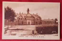 CPA - Lassigny  -(Oise) - La Mairie Et Les Ecoles - Lassigny