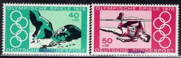 GERMANY(1976) Montreal Olympics. Set Of 2 With MUSTER (specimen) Overprint. Scott No B530-1. - Sonstige & Ohne Zuordnung
