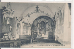 La Bigne (14 Calvados) Intérieur De L'église (175 Habitants) Phot. Félix Baudel - Autres & Non Classés