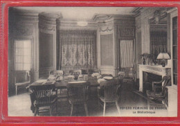 Carte Postale 75. Paris  Foyers Féminins De France  La Bibliothèque  Très Beau Plan - Onderwijs, Scholen En Universiteiten