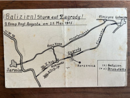 Zagrody - Sturm Auf Zagrody (Galizien) - 9. Komp. Regt. Augusta Am 25. Mai 1915 - I. WK - Guerre War 14/18 - Polen