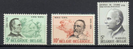 Belgium 1974 UPU Centenary 3 Stamps MNH - U.P.U.