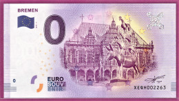 0-Euro XEQH 01 2017 /1 BREMEN - STADTMUSIKANTEN - RATHAUS S-11 XOX - Privatentwürfe