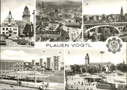 72026999 Plauen Vogtland Otto Grothewohl Platz Punkhaeuser Friedensbruecke Altma - Autres & Non Classés