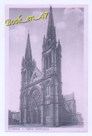 Delcampe - {94262} 33 Gironde Bordeaux , Eglise Saint Louis. " En Baisse " - Chiese E Cattedrali