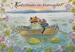 Postal Stationery - Cats On Boat - Red Cross 1993 - Suomi Finland - Postage Paid - Postwaardestukken