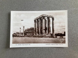 Athenes Temple De Jupiter Olympien Carte Postale Postcard - Grèce