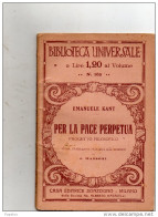 BIBLIOTECA UNIVERSALE - Old Books