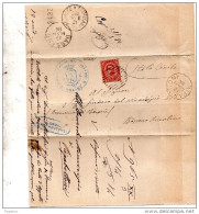 1884   LETTERA CON ANNULLO  RIPABOTTONI CAMPOBASSO - Storia Postale