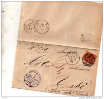 1883  LETTERA CON ANNULLO ARCOLE VERONA - Storia Postale