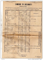 1885  LETTERA CON ANNULLO RECANATI + MONTECASSINO - Marcophilie