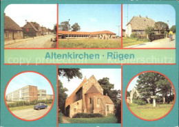 72026839 Altenkirchen Ruegen Industriewaren Kaufhalle Kirche Parkanlage Altenkir - Sonstige & Ohne Zuordnung