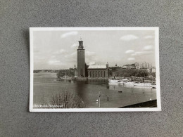 Stockholm Stadshuset Carte Postale Postcard - Suecia