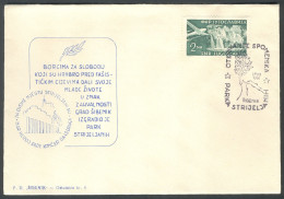 .Yugoslavia, 1962-07-27, Croatia, Sibenik, WWII, Fight Against Fascism, Special Postmark & Cover (II) - Other & Unclassified