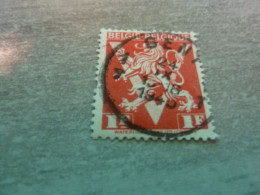 Belgique - Lion - Grand V - 1f. - Rouge - Oblitéré - Année 1940 - - Used Stamps